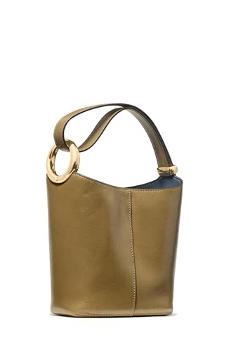 kate spade new york Halo Fine Grain Leather Mini Bucket, Glazed Dried Thyme2
