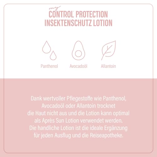 my Control Protection Insektenschutz Lotion l Schutz vor Mücken und Zecken l auch für Kinder, Schwangere und Stillende geeignet
