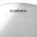 Evans Hydraulic Drum Heads - BD22HG - Bass Drum Head with Layer of Oil - Supresses Unwanted Overtones - Ideal for Rock & Gospel - Glass (Clear), 22 Inch