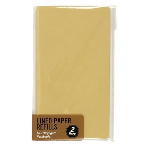 Lined Paper Refill (Inserts for Voyager Notebooks)