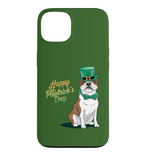 Happy St. Pawtrick's Day �{�X�g���e���A ���p�g���b�N�̓� �X�}�z�P�[�X iPhone 13 �p
