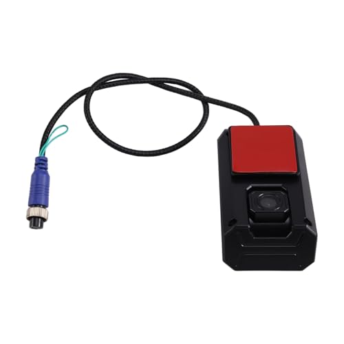 Hipzeepo Cámara de Visión Frontal AHD 1080P/720P Montada en Parabrisas para Vehículos Pesados, Camiones/Autobuses y Semirremolques de 12 V con Visión HD. Instalación