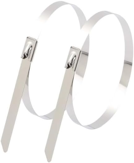 ステンレス鋼ケーブルタイメタルケーブルネクタイ、 10 20 50 100 200 個 10mm 0.39 インチ 304 ステンレ