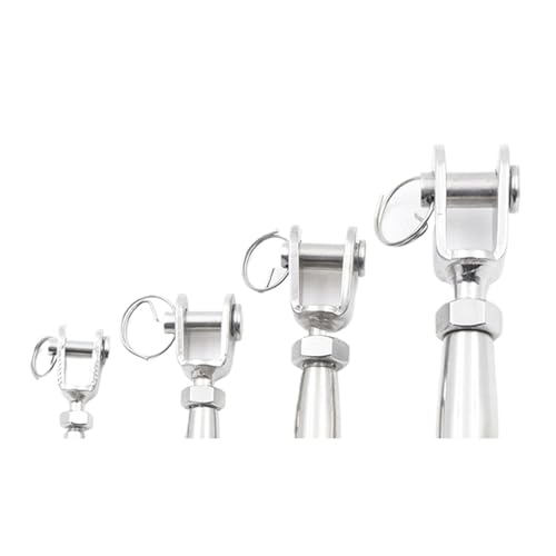 Tensores para Cables tipo Quijada inoxidable 304 acero 1 pieza M5 miniatura 4
