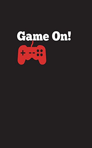 Game On!: Red Controller with White Words. 5 x 8 Black Covers, Ga...