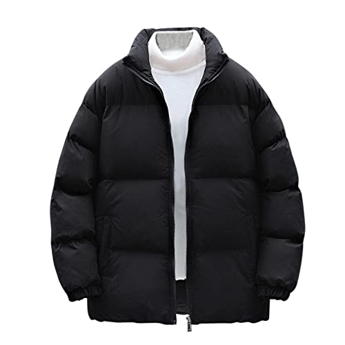 LUNULE Herren Daunenjacke Langarm Quilted Puffer Winterjacke Herbst Winter...