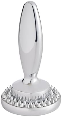 HIC Kitchen Dual Sided Meat Tenderizer Marinating Prep Tool, 835 Grams