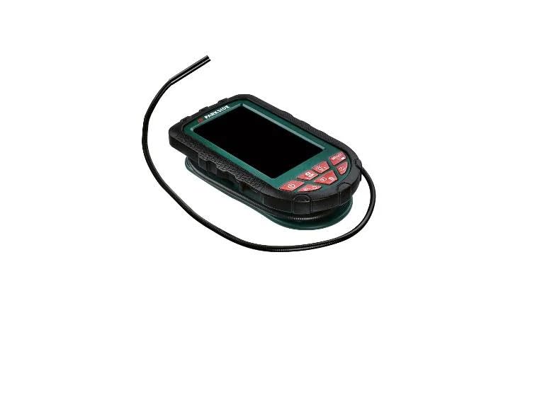 Kamera inspekcyjna Park Side PKIK 4.3, wyświetlacz LCD 4,3", elastyczny endoskop, akcesoria inspekcyjne, węże samochodowe