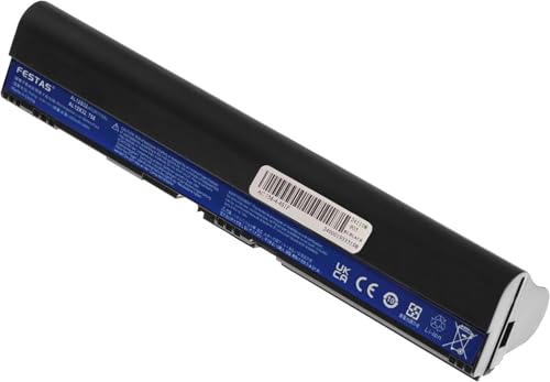 14.8V 2600mAh AL12A31 AL12B31 AL12B32 AL12X32 AL12B72 Batterie Compatible avec Acer Aspire One 756 725 V5-121 V5-131 V5-123 TravelMate B113 B113M B113-M...