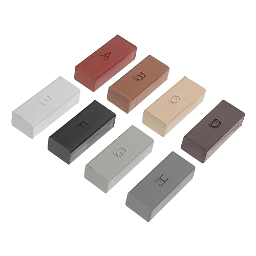 NOLITOY 1Set Floor Repair Wax Kit for Tile and Laminate Durable Melting Wax Filler for Fixing Cracks and Scratches for Kitchen Furniture and Countertops Repair