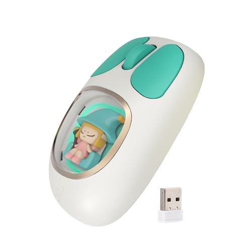 FINGERS CuteClicks WB4 Wireless Mouse - Adorable Design, 3-in-1 (...