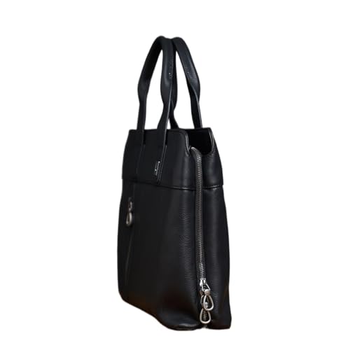 Leather Briefcase Men Bag Business Handbag Male 14inch Laptop Shoulder Bags Men Briefcase3