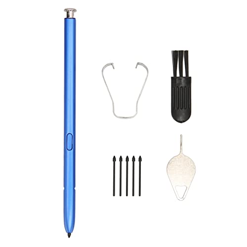Stylus para Samsung Galaxy Note 10 Lite, Reemplazo de Lápiz Táctil Stylus con 5 Puntas para Samsung Galaxy Note 10 Lite, sin Bluetooth (Azul)