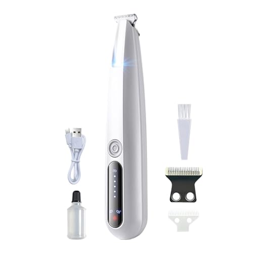 Cortapelos para Gatos | Máquina de corte ergonómica de precisión de mascota - Afeitadora eléctrica de pelo de gatos,para cachorros y pequeños, medianos y grandes; orejas, cara, trasero y cejas
