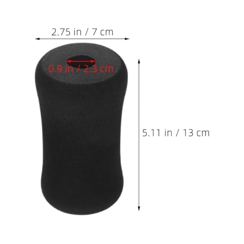 Abaodam 6 piezas cubiertas de espuma para extensión de pierna, almohadillas de pie para máquina, reemplazo para equipo de gimnasio para ejercicio en casa, entrenamientos de fuerza miniatura 2