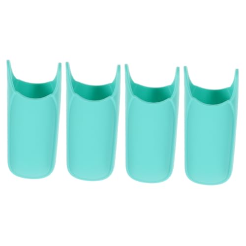 WOONEKY 4 fundas de silicona para rizador y plancha de pelo, protector de herramientas para el cabello, lavable y desmontable, para uso seguro miniatura 1