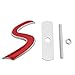 Xuniu 3D Metall S Kühlergrill Abzeichen Emblem Aufkleber Für Mini Cooper R50 R52 R53 R56 R57