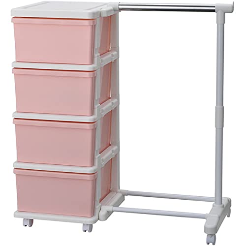 チェストハート4段♥️ Amazon｜大竹産業 カラーチェスト4段 ハンガーラック付き ホワイト