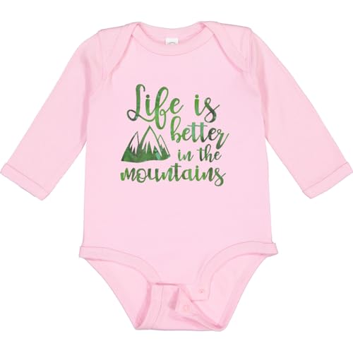 Image of inktastic Life's Better Mountains Long Sleeve Creeper