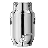 bidones de acero inoxidable para vino en tenerife ★Lechera Acero Inoxidable Sellado hermético:BidóN De Leche Sellado Sello de silicona integrado para un sellado perfecto. Cuenta con tres cierres para evitar derrames accidentales.Jarra De Transporte De Acero Inoxidable Los sellos herméticos protegen el contenido de prácticamente cualquier cosa.