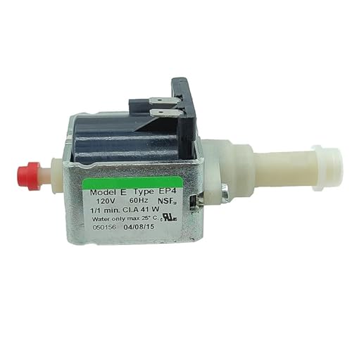 EP4 Elektromagnetische Pumpe AC120V Kolbenpumpe Kaffeemaschine Wasserpumpe Kleiner Durchflussdruck Stabiles Abwasser