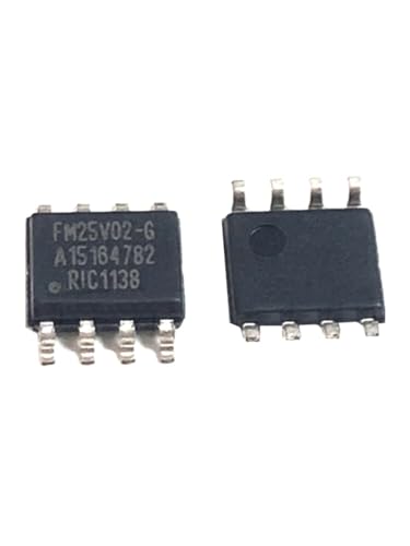 5pcs Fm25v02 Non-Volatile Memory Chip 256Kbit Serial-SPI 3.3V 8Pin Fm25v02-G