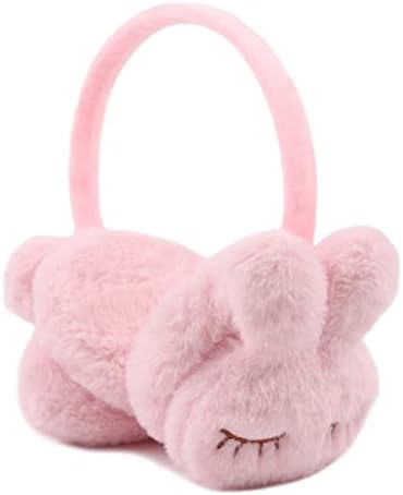 XIAOHAWANG Fluffy Ear Muff for Women Plush Foldable Earmuffs Kids Winter Earmuffs Girls Boys Cold Weather Ear Warmer