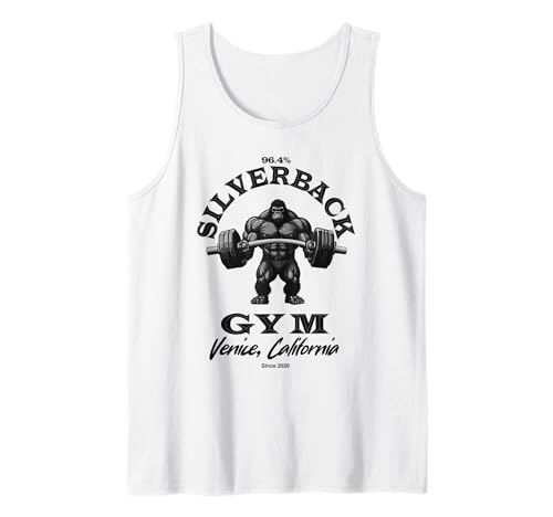96.4% Silverback Gorilla, gym apparel, body building, ape Tank Top