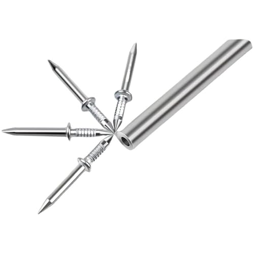 Clavos de Doble Cabeza Galvanizados para Muebles de Madera con Mangos Lisos (300 piezas) miniatura 1