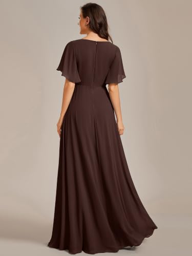 Image of Ever-Pretty Womens V Neck Applique Mother of the Bride Dresses Formal Dress