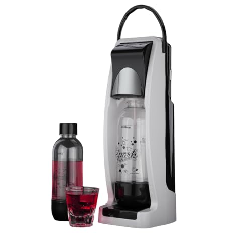 Mr.Spark Soda Maker White Jumbo Pack Home Fizzy Drink Maker Machine in Wight and Black Color,...