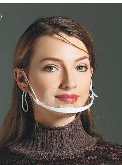 PANHU 10 Pezzi Maschera Aperta Trasparente/Scudo