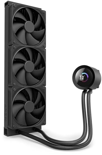 Image of NZXT Kraken Plus 360-360mm AIO CPU Cooler, LCD - Black, 360mm Radiator (Pack of 6)