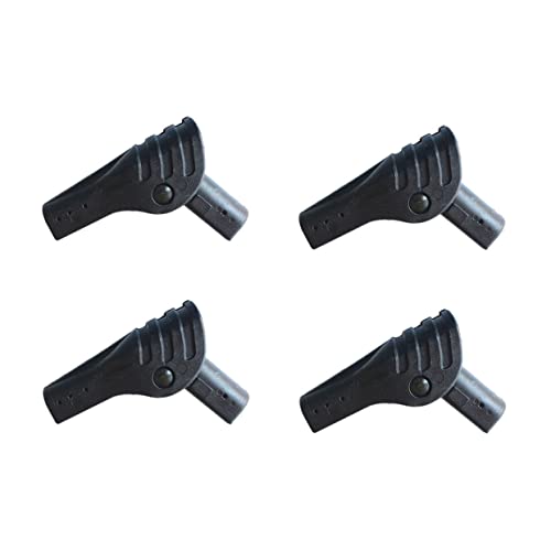 Kisangel 4 Pcs Tent Joints Tent Poles Tent Repair Camping Accessories Canopy Nylon Black Outdoor Tent