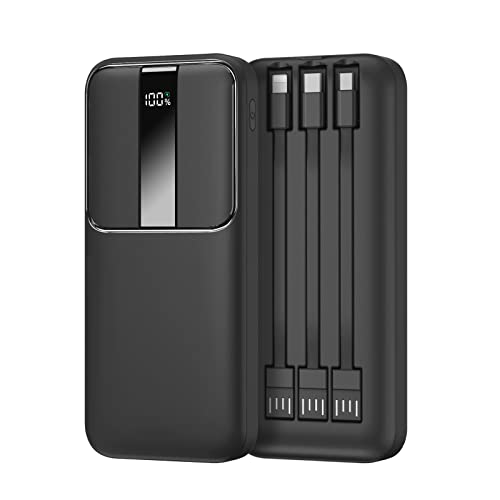 Power Bank 10000mAh 5V/2.4A Dual USB A Fast Charging Portable Charger Slim Lightweight External Battery Pack for iPhone 14 13 12 11 iPads Android and More