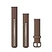 Produktbild Garmin Schnellwechsel-Armband, 20mm, Silikon, Braun, passend für venu Serie (außer S-Modelle), Forerunner 55/245/645, Approach S12/S40/S42, vivoactive 3/4, vivomove 3/HR/Luxe/Style, D2 Air/Air X10