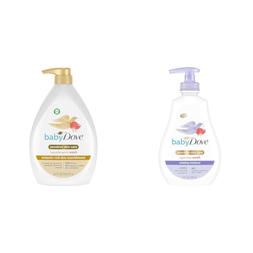 Baby Dove Sensitive Baby Wash Melanin-rich Skin Nourishment 34 oz...