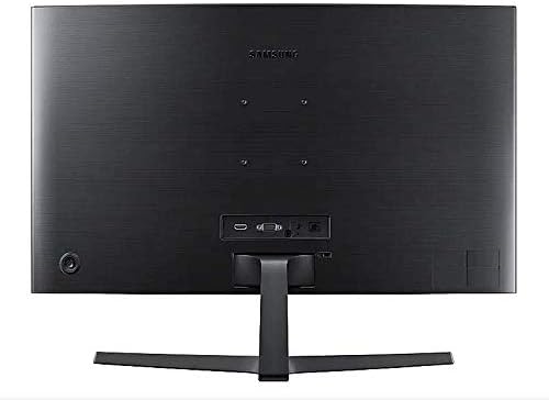 Tagumine view of the Samsung LC27F396FHNXZA monitor showing various input ports.