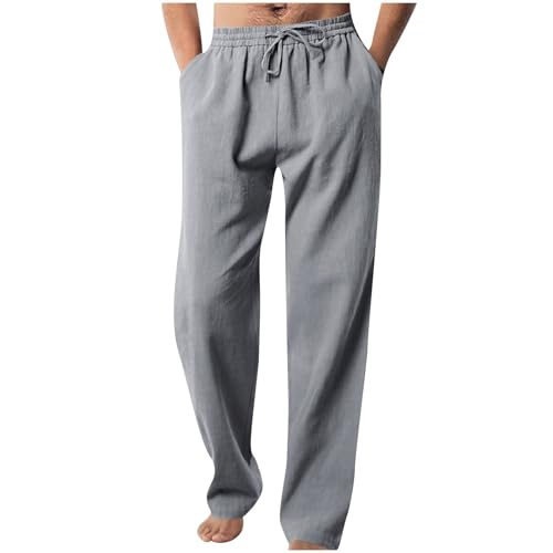 Pantalones Hombre Deportivos Pants Verano Otoño Casual Jogging Pantalon Largo Fitness Gym Color sólido cómodo Cálido Moda Suelto Running Cordón Basic Ropa de Hombre Trekking Chandal 2025