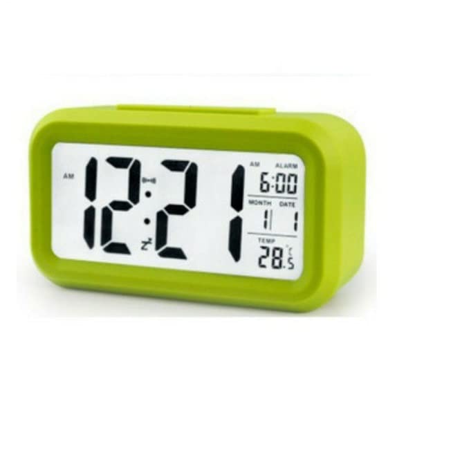 Buy Kuhu Fashions USB Rechargeable Digital Alarm Clock, Date, Temperature, Backlight LCD Display