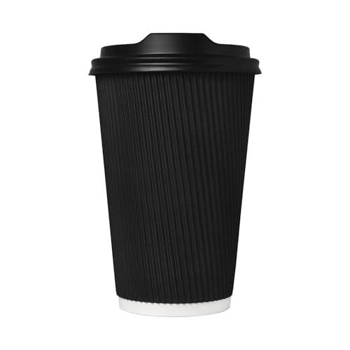 We Can Source It Ltd 12oz Disposable Coffee Cups with Lids