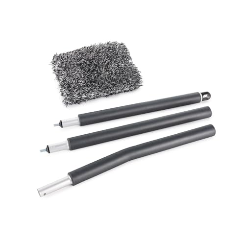 The Rag Company - Mitt on A Stick Pro+ | Clean Hard-to-Reach Roofs and Sides of Cars Trucks RVs Semis & Trailers - Soft Microfiber Head and Extendable Foam Handle