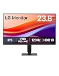 LG 24U411A-B 23.8" / FHD (1920x1080) / IPS / 120Hz / sRGB 99% (Typ.) / Reader Mode & Flicker Safe/Dynamic Action Sync/Black Stabilizer, Slim Stand Base, Black