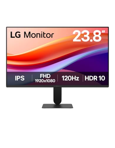 LG 24U411A-B 23.8' / FHD (1920x1080) / IPS / 120Hz / sRGB 99% (Typ.) / Reader Mode & Flicker Safe/Dynamic Action Sync/Black Stabilizer, Slim Stand Base, Black