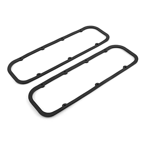 Speedmaster PCE353.1012 Compatible with Chevy BBC 454 1966-00 3/16' Thick Rubber Steel Core Valve Cover Gasket Set Black