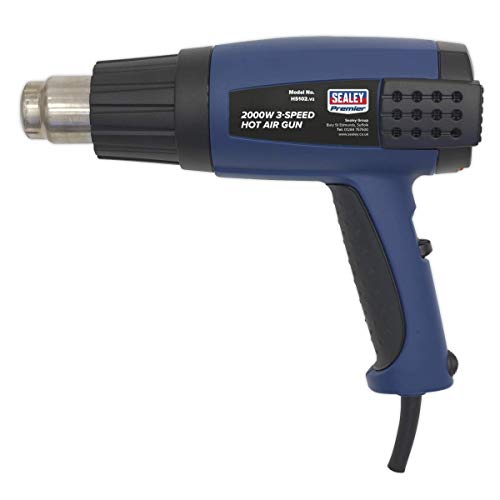 Sealey Hs102 Hot Air Gun 2000W 3-Speed 50-600, White