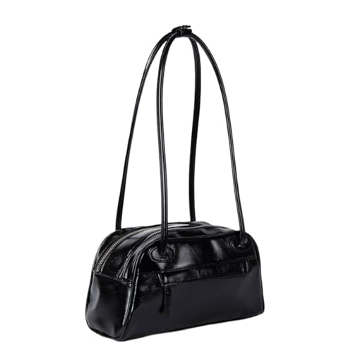 Sac à bandoulière pour femme Morain contre le désordre des sacs d'hiver noirs