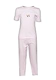 Louis&Louisa Louis & Louisa Kinder Schlafanzug für Mädchen Pyjama Süß und Verträumt Rosa 116/122