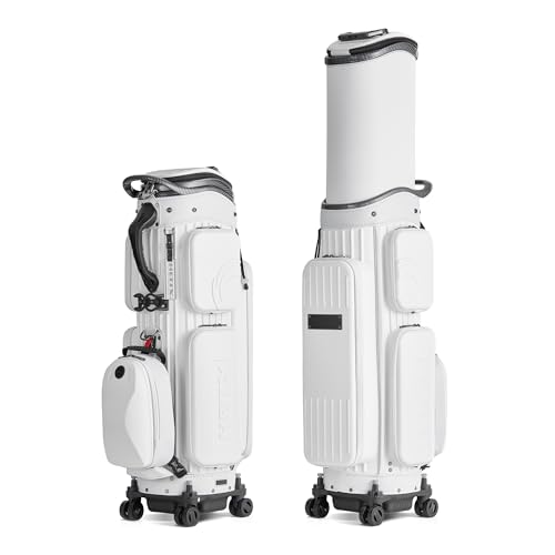 HELIX �S���t�o�b�O�F�S�ʃn�[�h�V�F���f�ށA���b�N�@�\�t��4�ց��L�k���n�[�h�g�b�v�J�o�[���ځA���l�ȃS���t�V�[���ɑΉ� �֗� 9.5�^/ 6���� (�z���C�g)