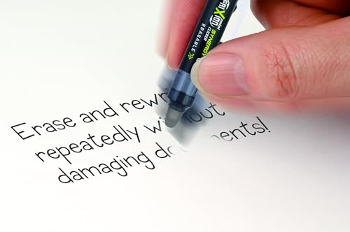 PILOT FriXion Synergy Retractable Clicker Erasable Gel Ink Pens, 0.5mm Extra Fine Point, Black Ink, 25ct Tub - image 2